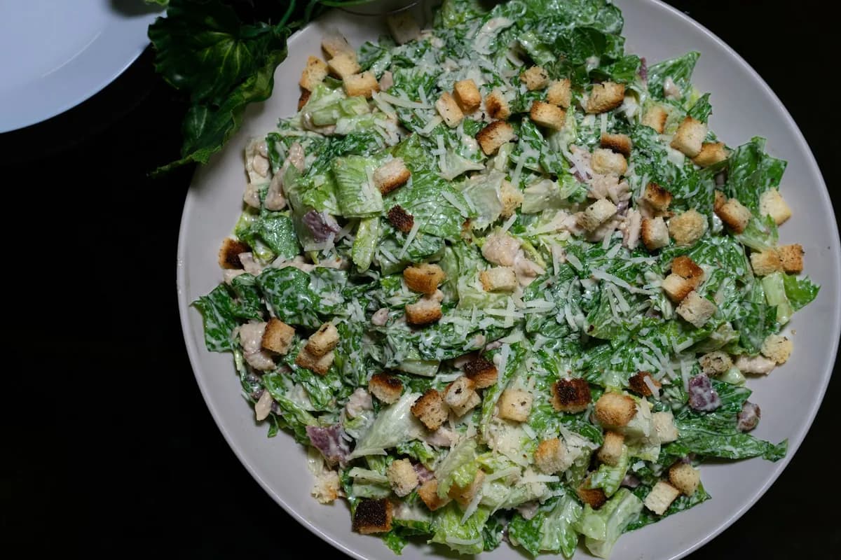 Chicken Caesar salad