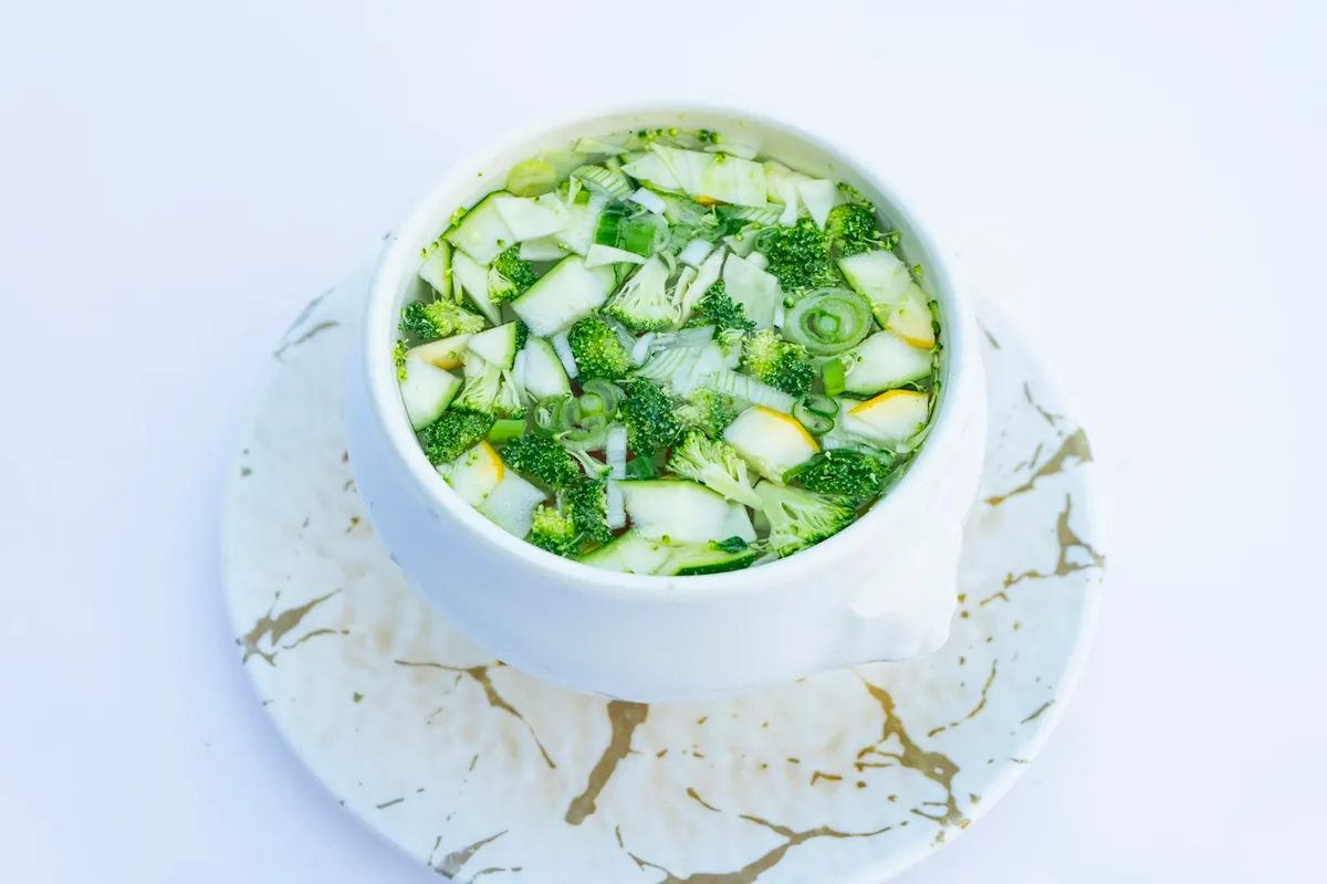 Cold kefir soup